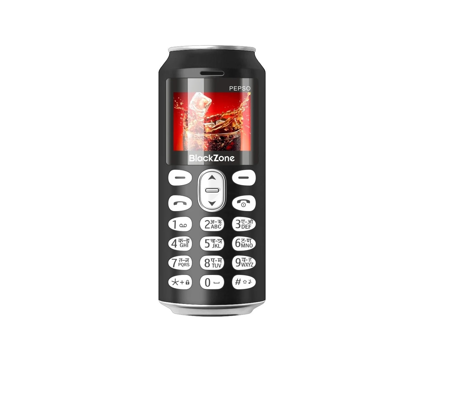 BlackZone Pepso Dual Sim, LCD Dispaly, Camera, Bluetooth Dialer,Multiple Language & Torch