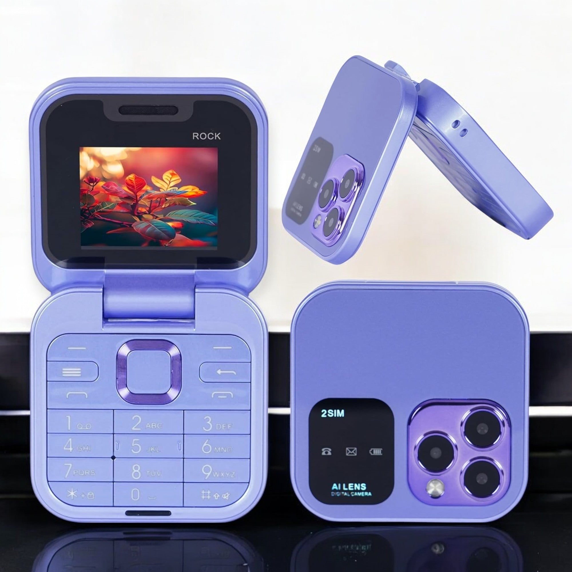 All-New Rock X Flip Dual Sim |Keypad Mobile| with 1.8