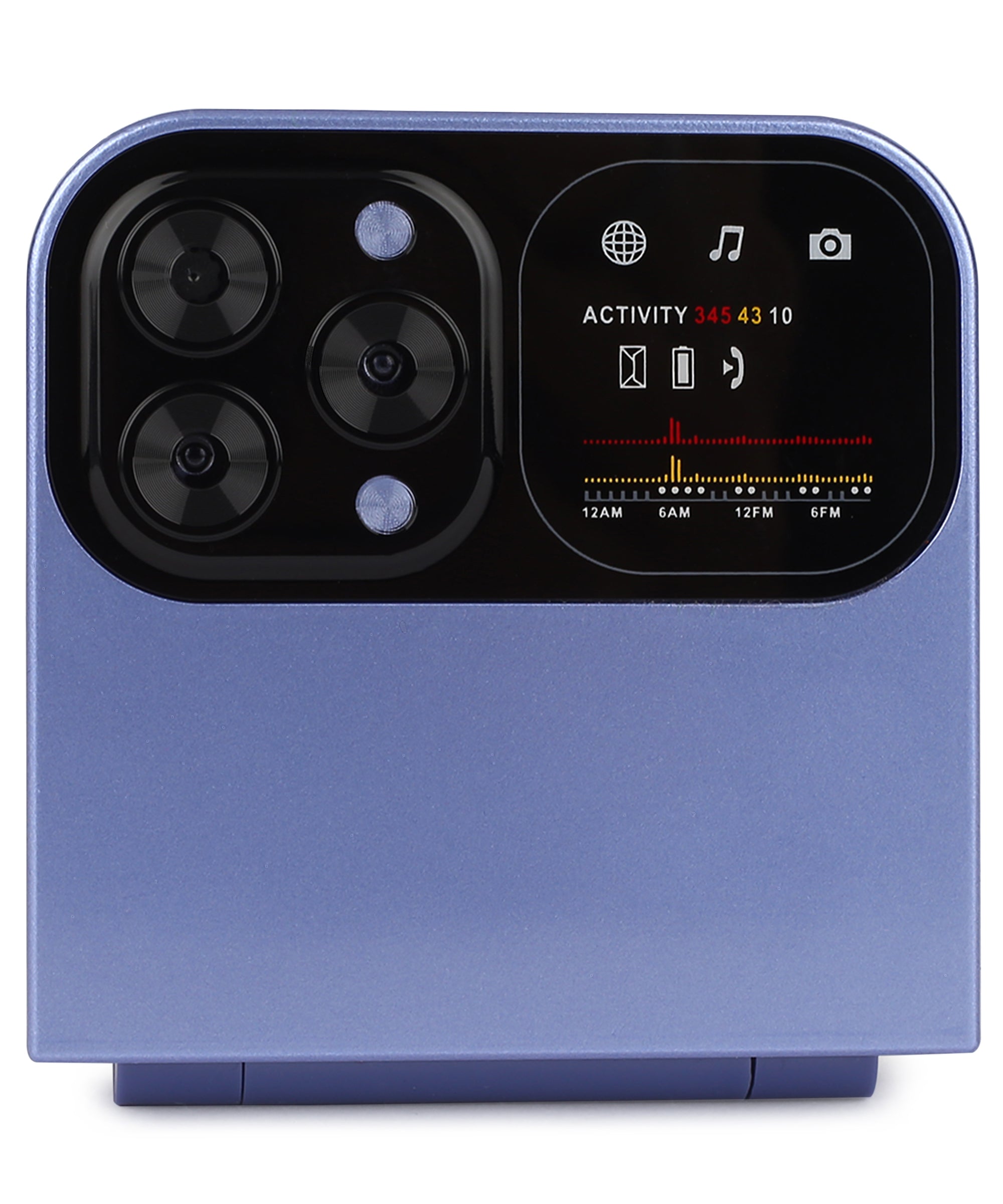 Goly Flippo Dual Sim Flip Mobile With 2.2 Inch Big Screen & 1100mAh Battery- Purple