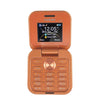 Gamma Flip Mini M2 Dual SIM Keypad Mobile Phone with FM Radio & Multimedia- Orange