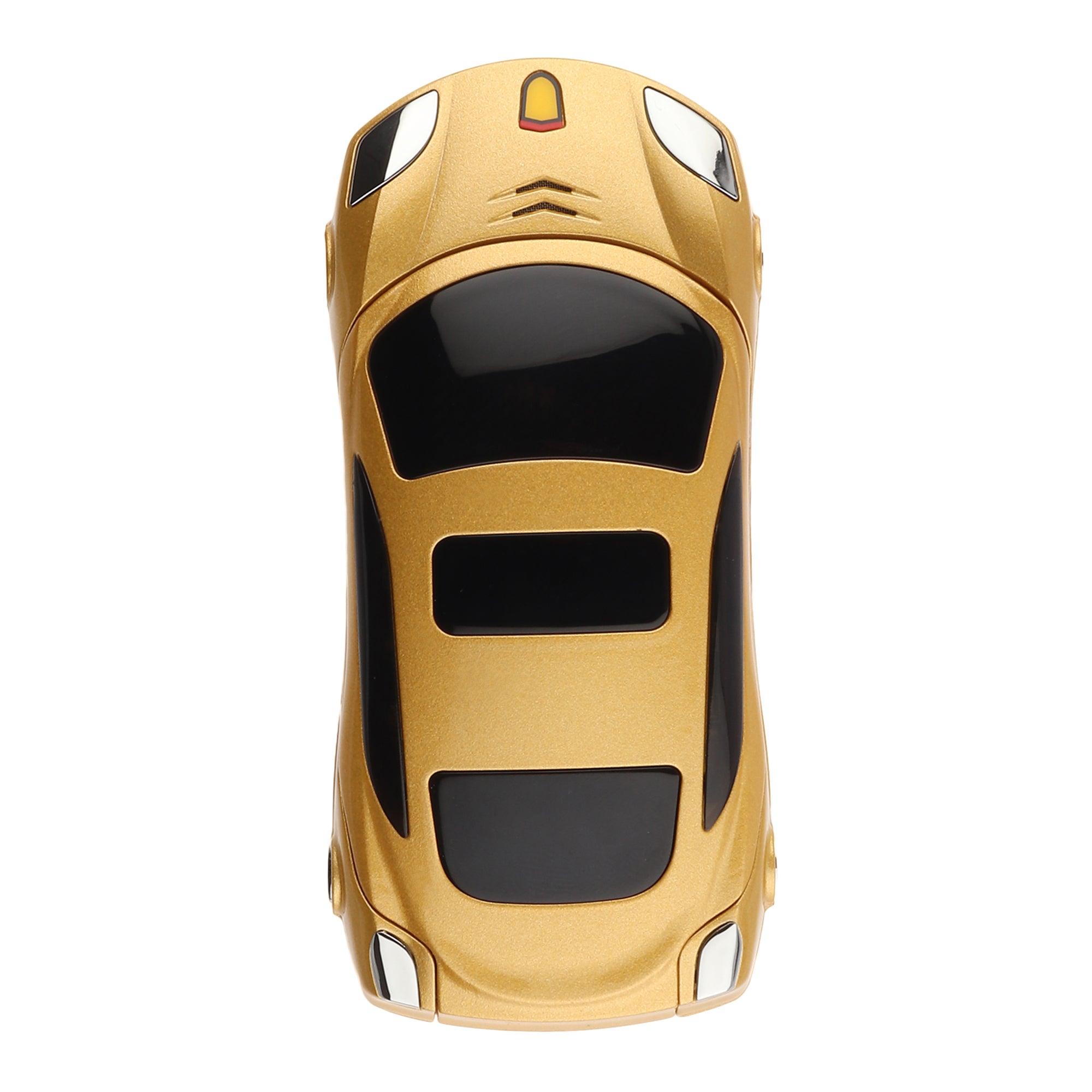 Ferrari Car Model Flip Feature Phone- Gold