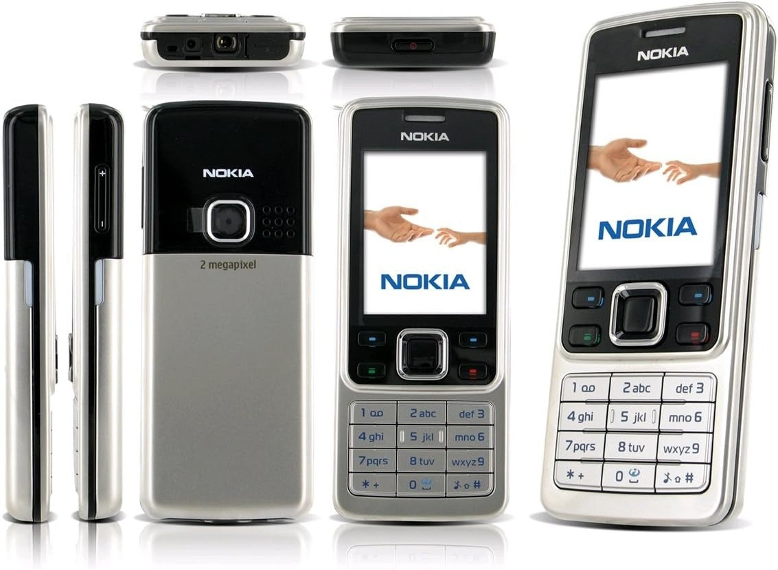 Refurbished Nokia 6300 With Battery & Charger- Silver