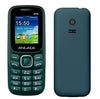 Angage 312 Dual Sim Mobile With 1.8 inch Display 1000 mAh Battery Auto Call Recording Multi Indian Language Torch & FM-Green