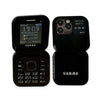 Gamma Flip Micro M2  Dual Sim Mobile With Digital Camera And 1000 mAh Battery-Black