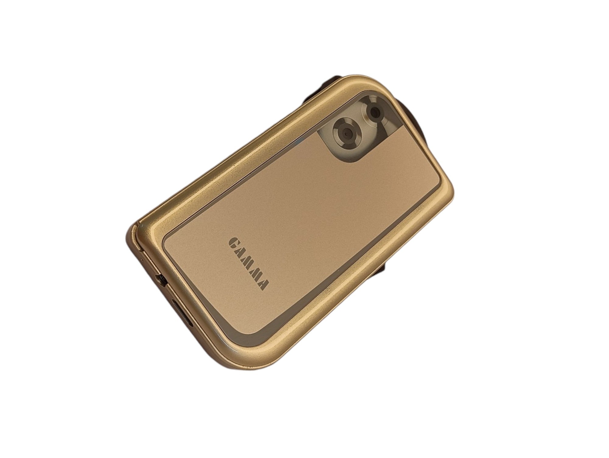 Gamma M25 Mini Dual Sim Mobile With Digital Camera And 1000 mAh Battery-Gold