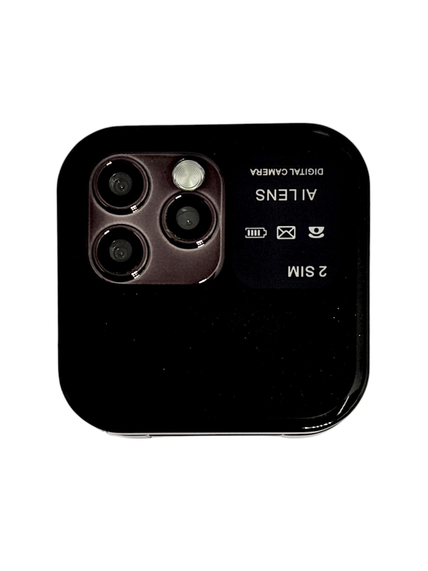 Gamma Flip Micro M2  Dual Sim Mobile With Digital Camera And 1000 mAh Battery-Black