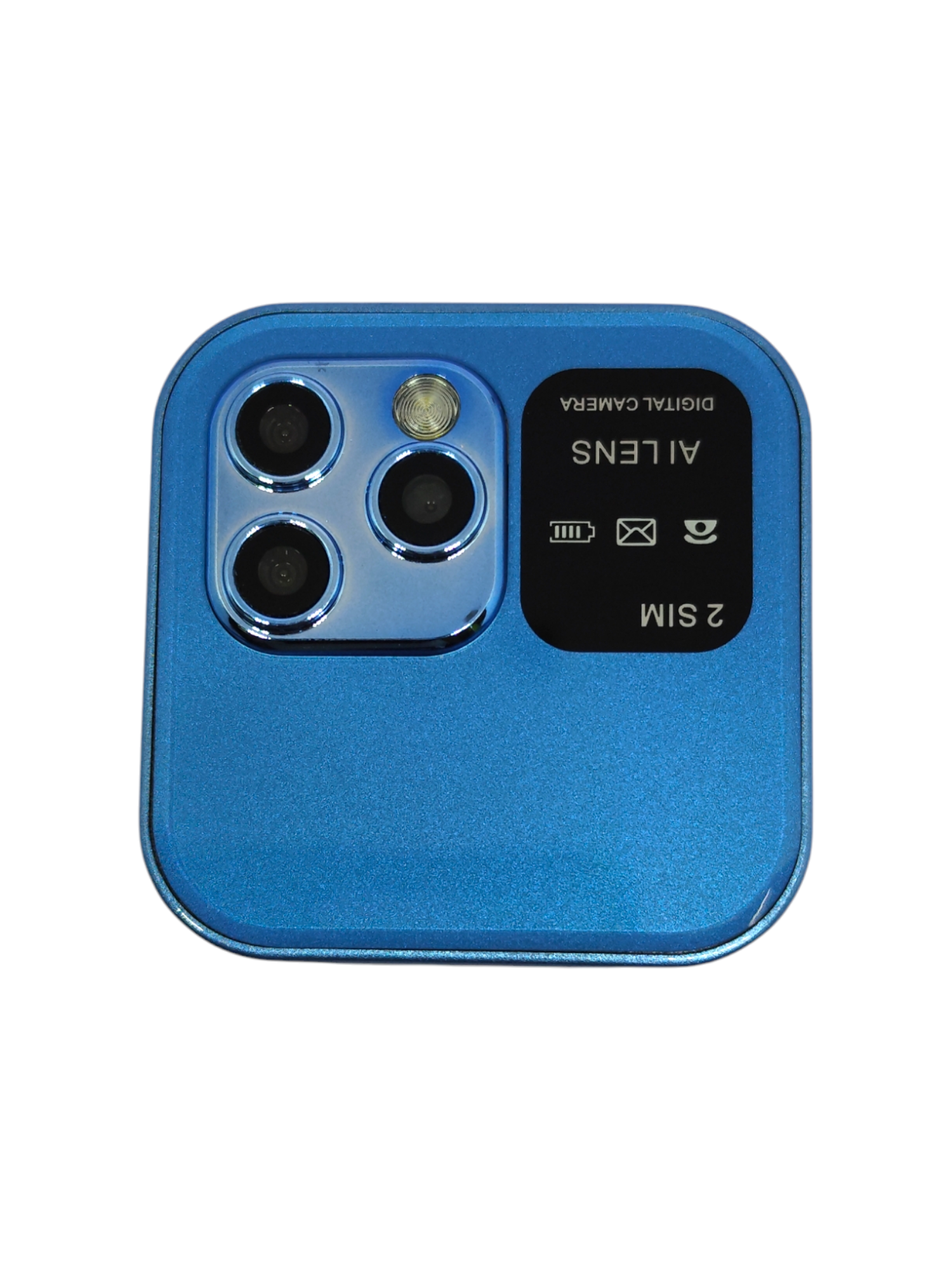 Gamma Flip Micro M2  Dual Sim Mobile With Digital Camera And 1000 mAh Battery-Blue