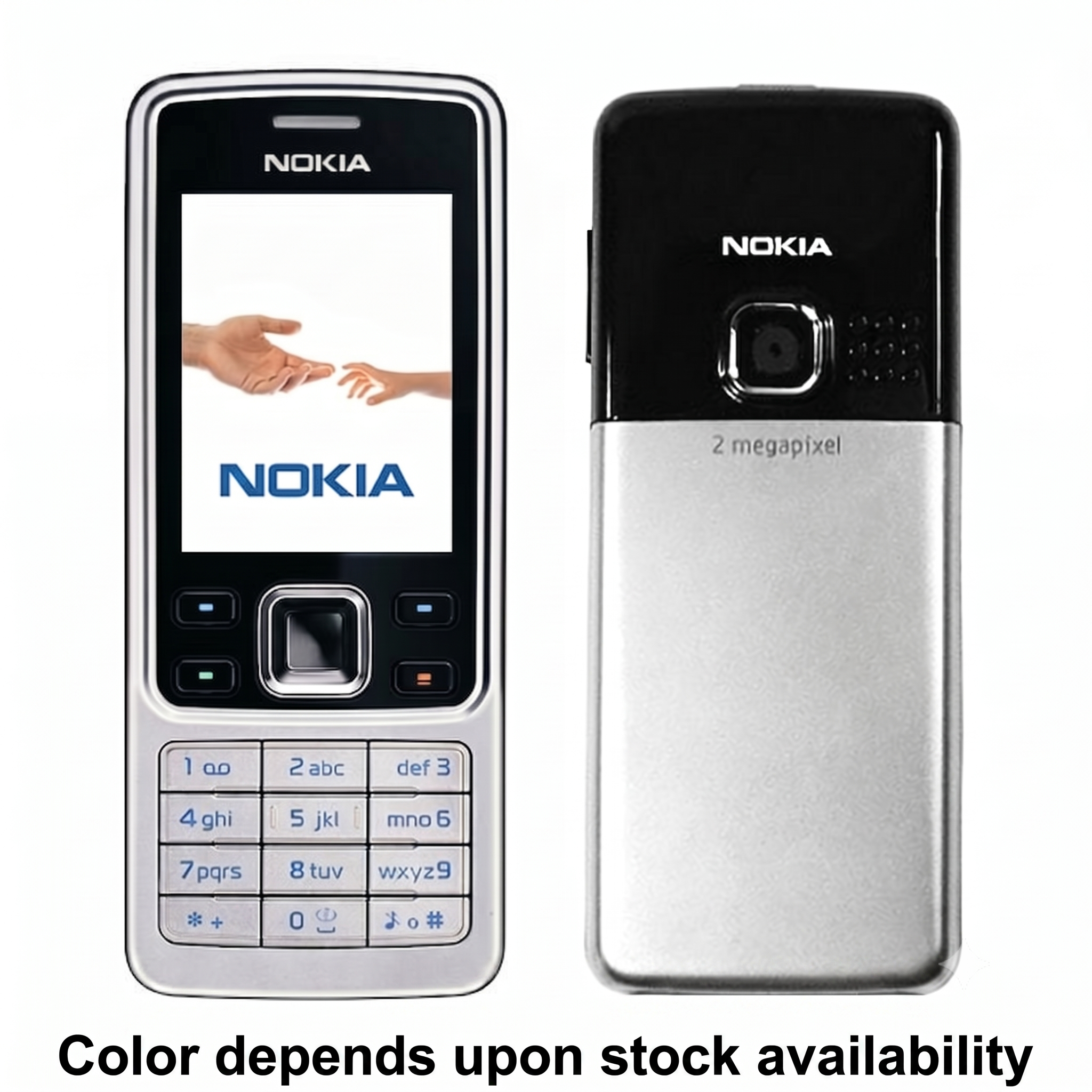 Refurbished Nokia 6300 With Battery & Charger- Silver