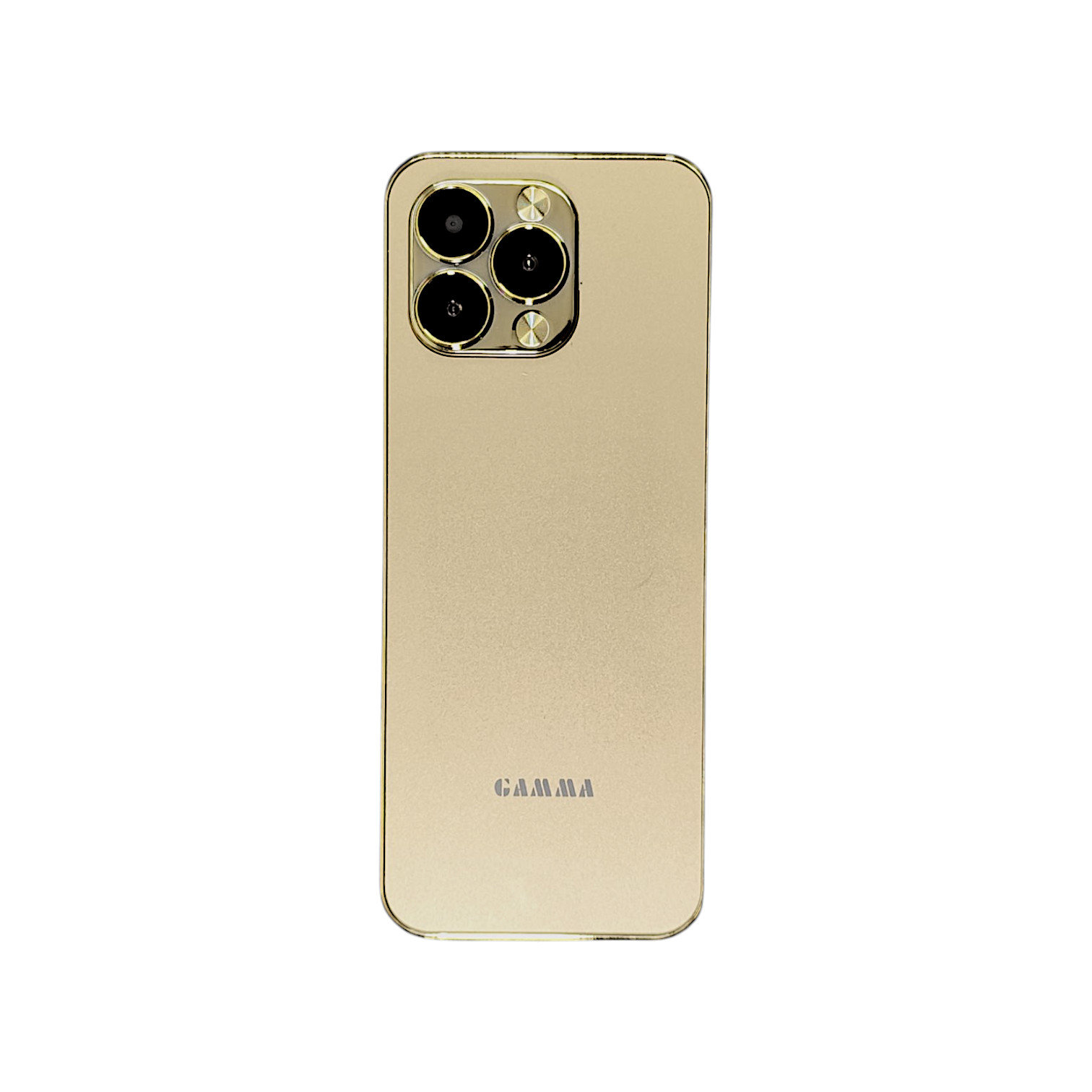 Gamma K2 MAXX Dual Sim Mobile With 2.4 Inch Screen 1100 mAh Battery Voice Call Recording 3 Beaming Torch Lights Magic Voice-Gold