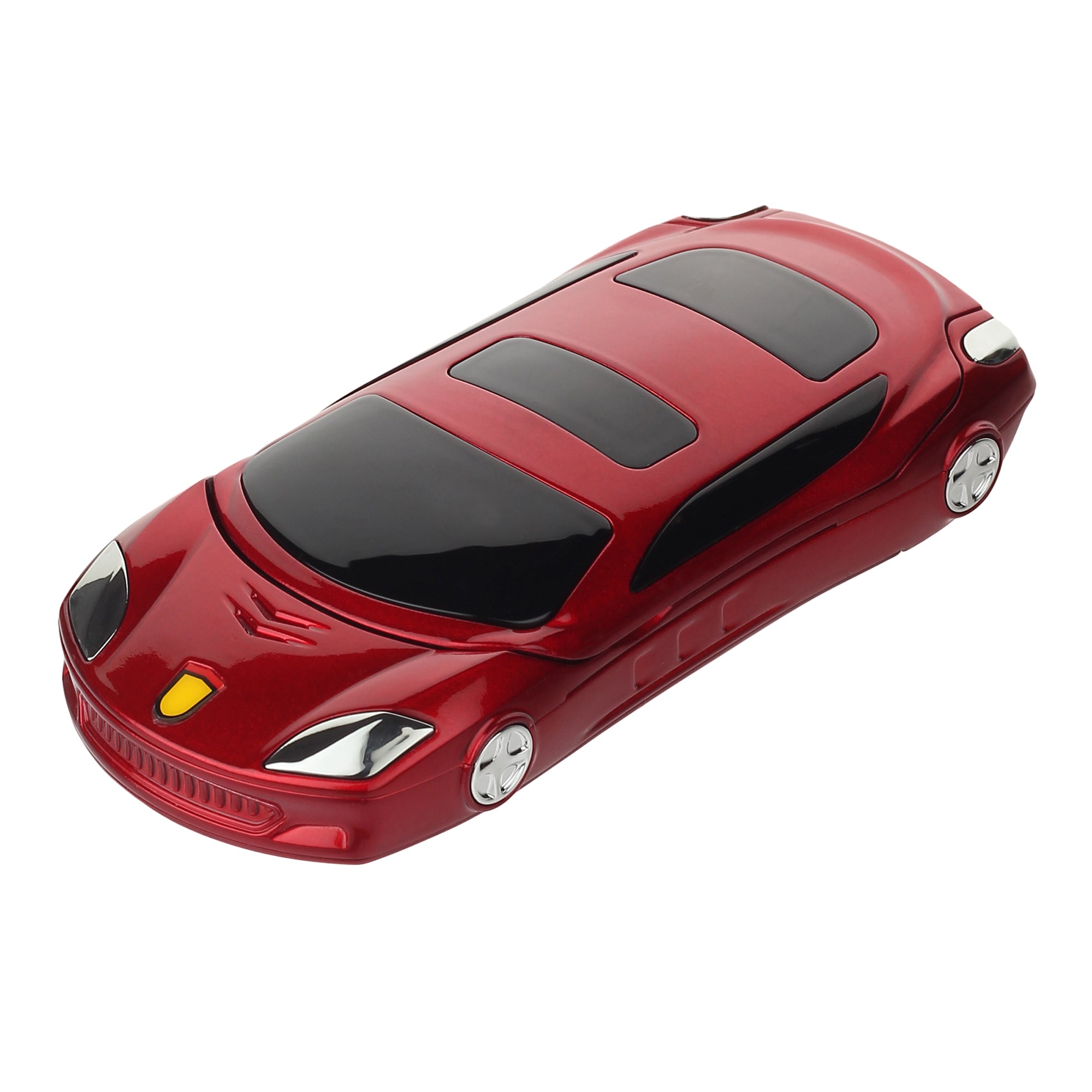 Ferrari Car Model Flip Feature Phone- Red