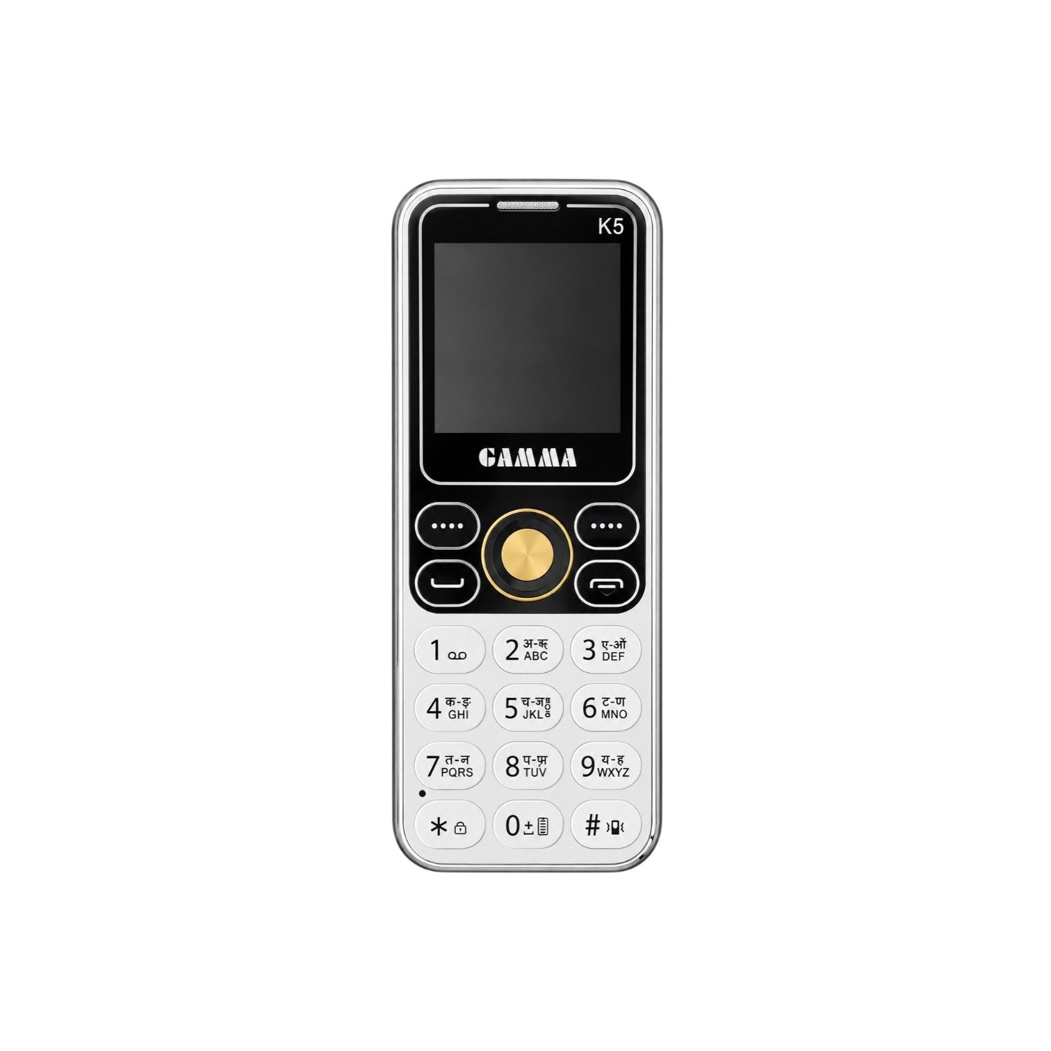 Gamma Mini K5 Pro Dual SIM Feature Phone (Silver)