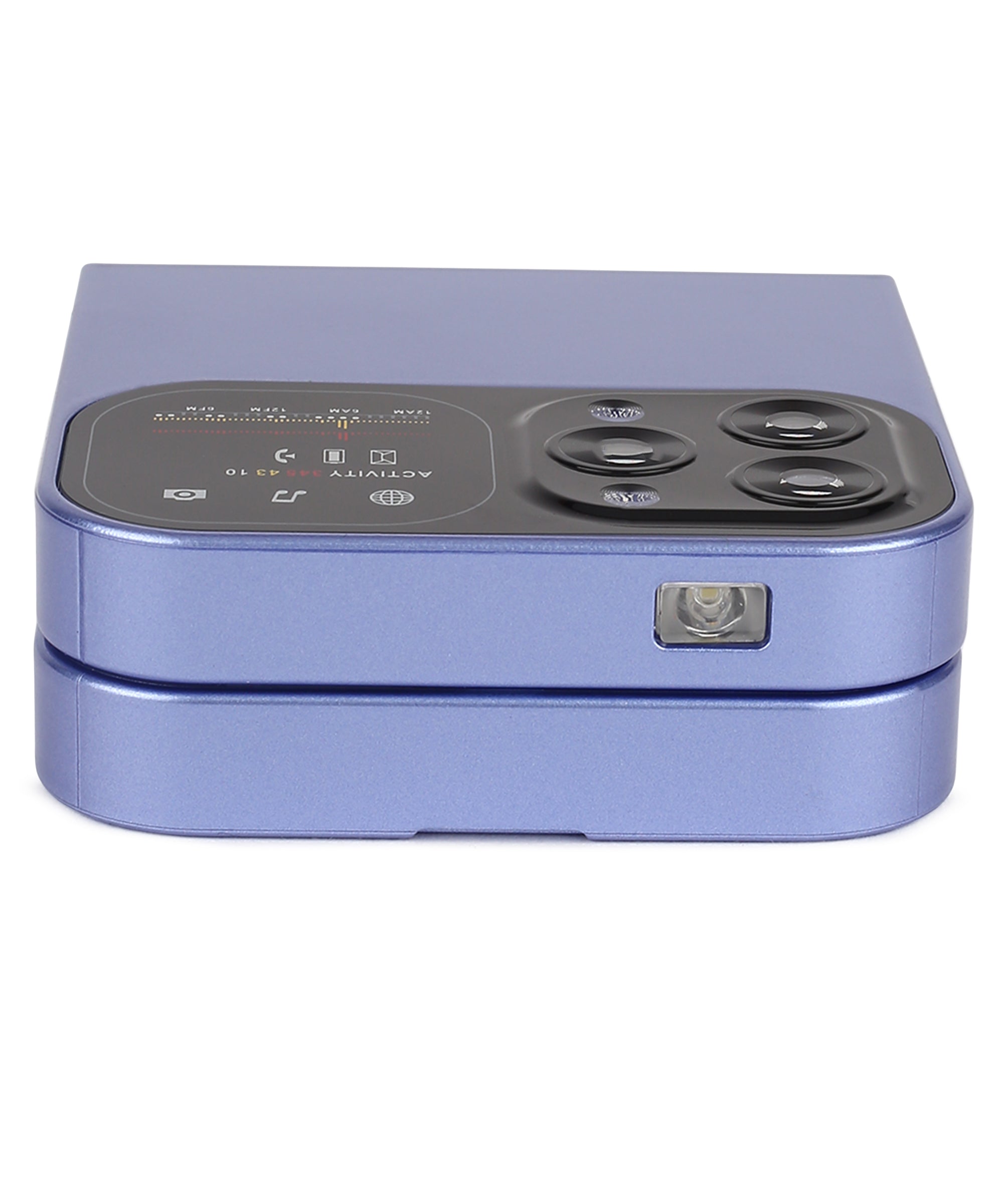 Goly Flippo Dual Sim Flip Mobile With 2.2 Inch Big Screen & 1100mAh Battery- Purple