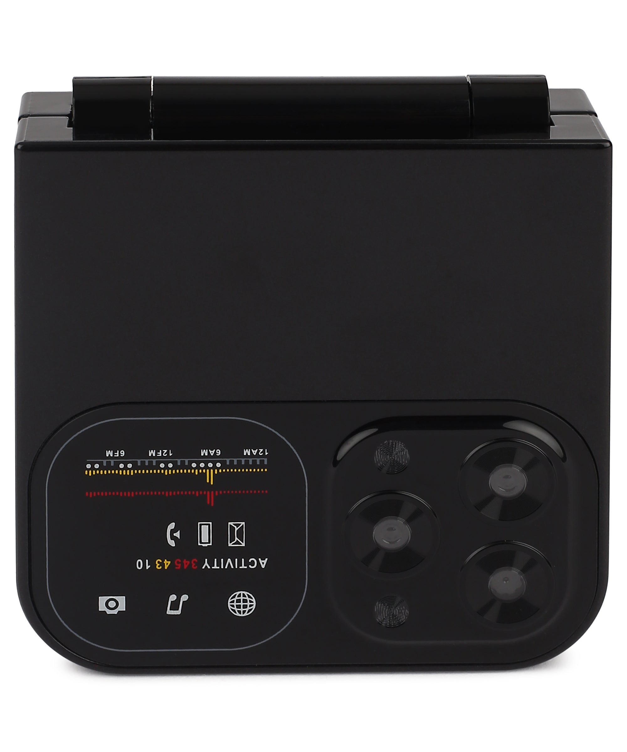 Goly Flippo Dual Sim Flip Mobile With 2.2 Inch Big Screen & 1100mAh Battery-Black