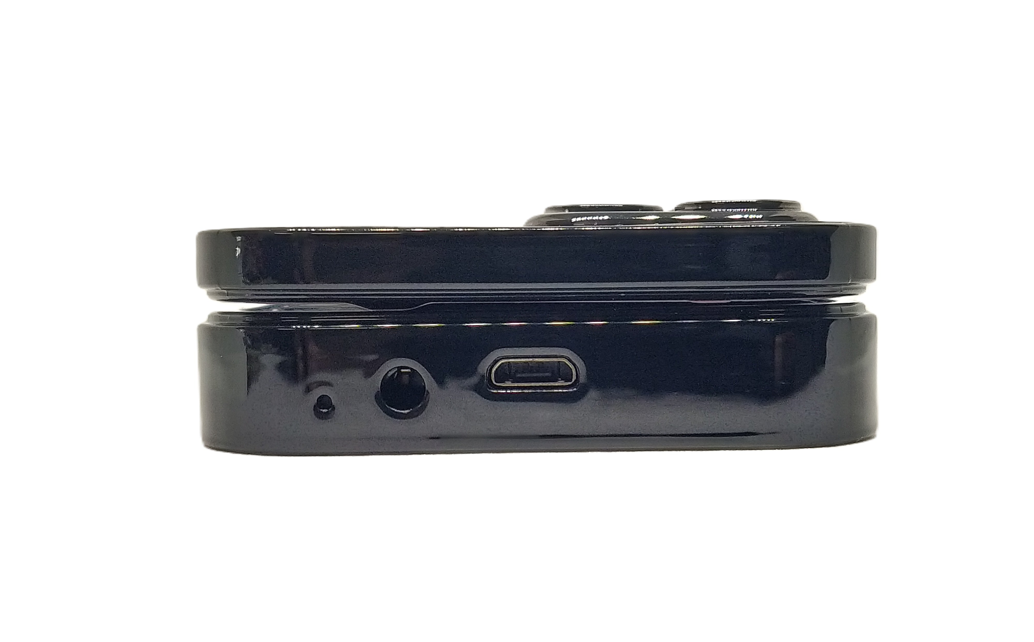 Angage Z Flip Dual Sim Mini Mobile With 1000 mAh Battery Camera & FM- Black