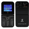 Goly Flippo Dual Sim Flip Mobile With 2.2 Inch Big Screen & 1100mAh Battery-Black