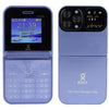 Goly Flippo Dual Sim Flip Mobile With 2.2 Inch Big Screen & 1100mAh Battery- Purple
