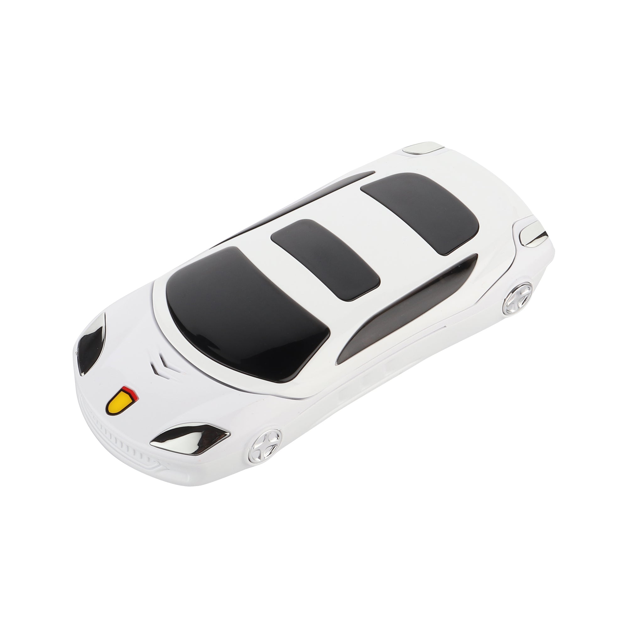 Ferrari Car Model Flip Feature Phone- White