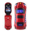 Ferrari Car Model Flip Feature Phone- Red