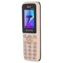 Angage 2163 Dual Sim Mobile With 1.77 Inch TFT LCD Screen Digital Camera Torch FM And Auto Call Recording- Gold