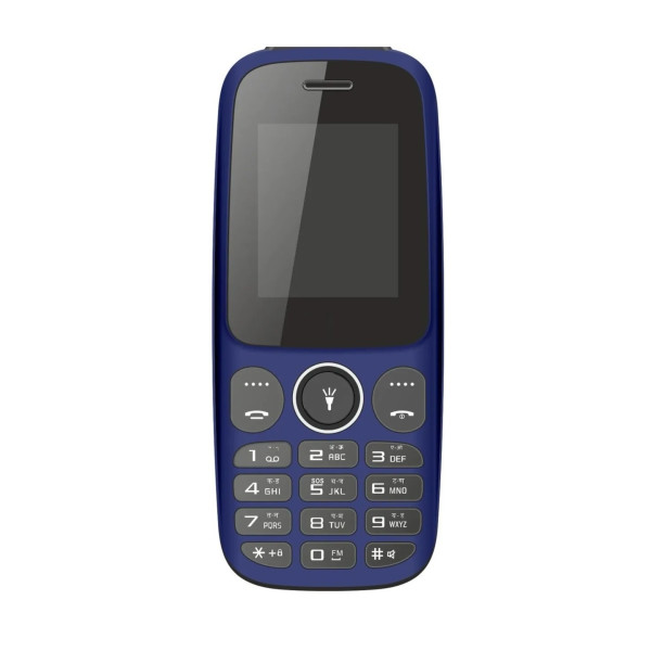 Jivell 2163 Dual Sim Mobile With Torch FM & Camera-Blue