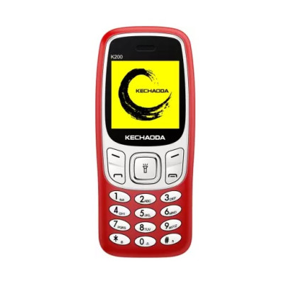 Kechaoda  K200  Dual Sim Mini Mobile Phone with Camera- Red