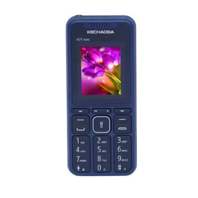 Kechaoda K77 Mini Keypad Mobile With 1.8 Inch Display Camera FM Call Recording & Bluetooth-Blue