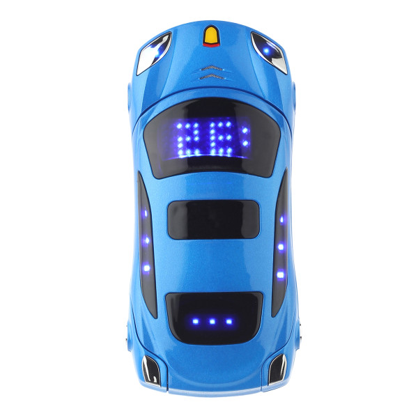 Ferrari Car Model Flip Feature Phone- Blue