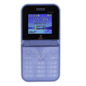 Goly Flippo Dual Sim Flip Mobile With  2.2 Inch Big Screen & 1100mAh Battery- Blue