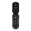 Ferrari Car Model Flip Feature Phone- Black