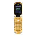 Ferrari Car Model Flip Feature Phone- Gold