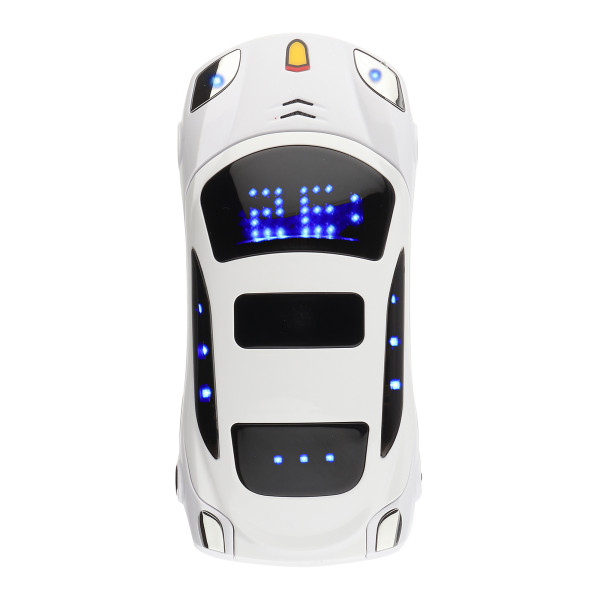 Ferrari Car Model Flip Feature Phone- White