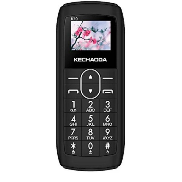Kechaoda K10 Finger Sized Bluetooth Mini Single Sim Phone With Wireless FM-Black
